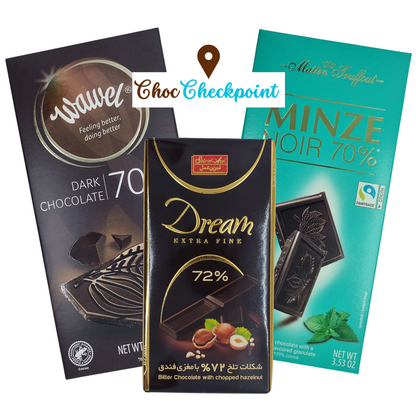 70% Dark Chocolate International 3-pack