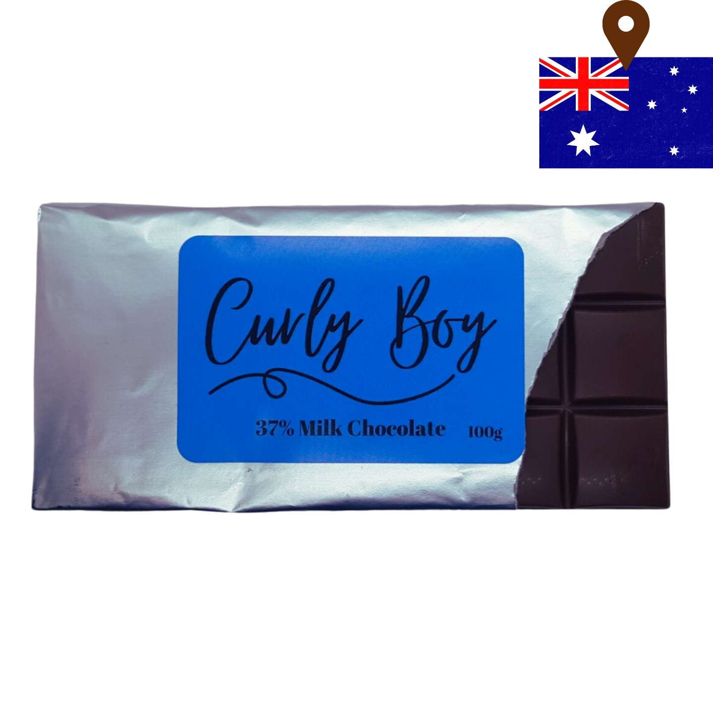 CURLY BOY 37% Milk Chocolate 100g