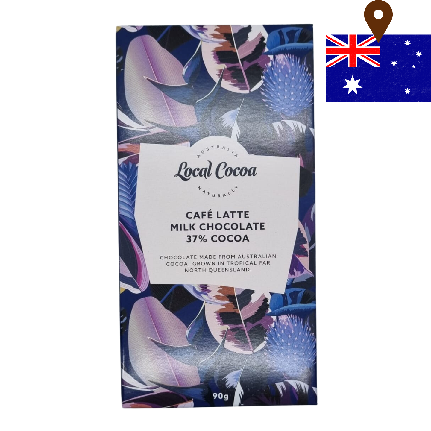 Local Cocoa Cafe Latte Milk Chocolate 37% Cocoa 90g