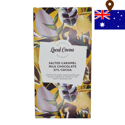 Local Cocoa Salted Caramel Milk Chocolate 37% Cocoa 90g