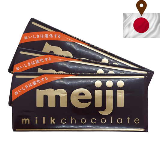 Meiji Milk Chocolate Block 50g (3 pack)