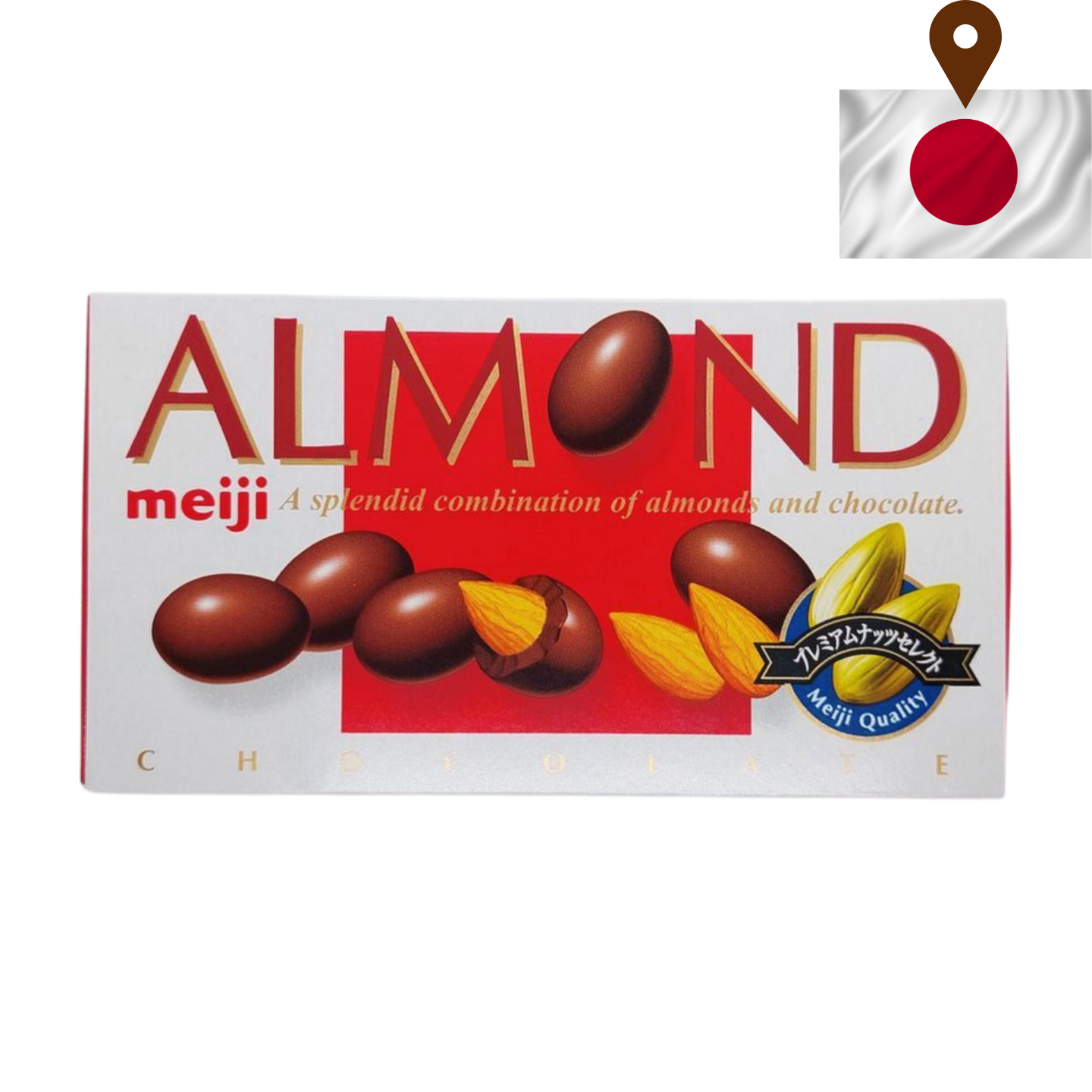 Meiji Chocolate Almonds 88g