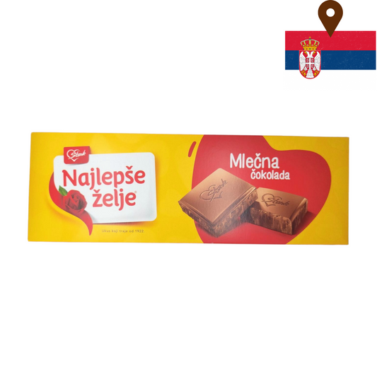 Najleps Zelje - Milk Chocolate 250g