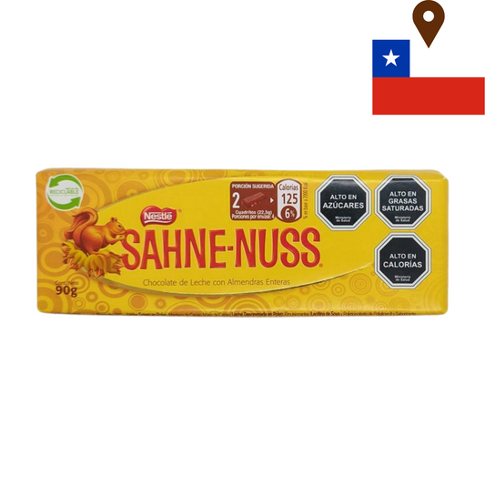 Nestle Sahne-Nuss 90g (Milk Chocolate w/ Whole Almonds)