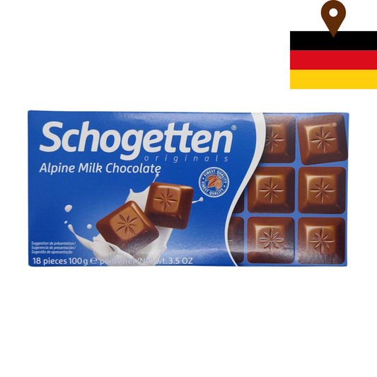 Schogetten Alpine Milk Chocolate 100g Block